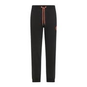 Sun68 Svarta joggingbyxor med elastisk midja Black, Herr