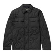 Woolrich Svart Klassisk Kappa Vindtät Vattenavvisande Black, Herr