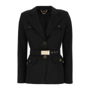 Elisabetta Franchi Stiliga Jackor & Västar Kollektion Black, Dam