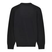 Sacai Svart Sweater Kollektion Black, Herr