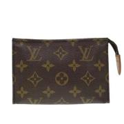 Louis Vuitton Vintage Pre-owned Canvas kuvertvskor Brown, Dam