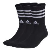 Adidas Sportiga Crew Sockar Pack med 3 Black, Herr