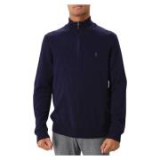 Ralph Lauren Långärmad Pullover Klassisk Hunter Navy Blue, Herr