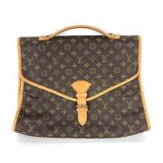 Louis Vuitton Vintage Pre-owned Tyg louis-vuitton-vskor Brown, Dam