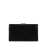 Chanel Vintage Pre-owned Laeder plnbcker Black, Dam