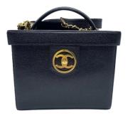 Chanel Vintage Pre-owned Laeder handvskor Black, Dam