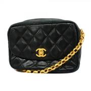 Chanel Vintage Pre-owned Laeder chanel-vskor Black, Dam