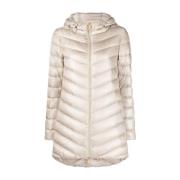 Herno Vit Puffer & Down Coat White, Dam