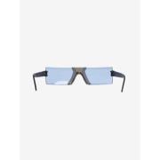 Chanel Vintage Pre-owned Tyg solglasgon Blue, Unisex