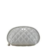 Chanel Vintage Pre-owned Laeder handvskor Gray, Dam