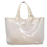 Louis Vuitton Vintage Pre-owned Vinyl totevskor White, Dam