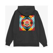 Obey Stiligt Sweatshirt för en Modern Look Black, Herr