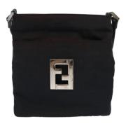 Fendi Vintage Pre-owned Nylon fendi-vskor Black, Dam