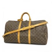 Louis Vuitton Vintage Pre-owned Tyg louis-vuitton-vskor Brown, Dam