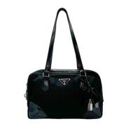 Prada Vintage Pre-owned Laeder handvskor Black, Dam