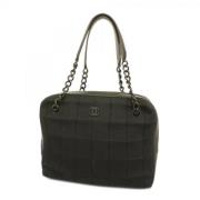 Chanel Vintage Pre-owned Bomull chanel-vskor Black, Dam