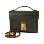 Louis Vuitton Vintage Pre-owned Canvas handvskor Brown, Dam