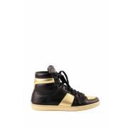 Saint Laurent Vintage Pre-owned Laeder sneakers Black, Herr