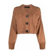 Proenza Schouler Brun Cashmere Casual Cardigan Brown, Dam