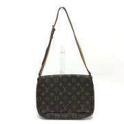 Louis Vuitton Vintage Pre-owned Tyg louis-vuitton-vskor Brown, Dam