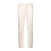 Ksubi Vit Slim Fit Straight Jeans White, Dam