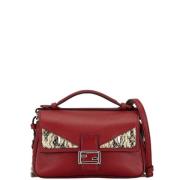 Fendi Vintage Pre-owned Laeder axelremsvskor Red, Dam