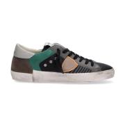 Philippe Model Italienska lädersneakers med ikonisk emblem Multicolor,...