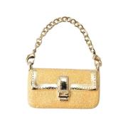 Fendi Vintage Pre-owned Canvas fendi-vskor Yellow, Dam