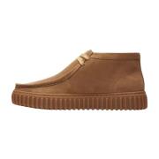 Clarks Mörk Sand Mocka Casual Sneakers Brown, Herr