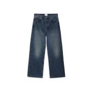 Anine Bing Mazarine Blue Avslappnad Passform Jeans Blue, Dam