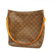 Louis Vuitton Vintage Pre-owned Tyg louis-vuitton-vskor Brown, Dam