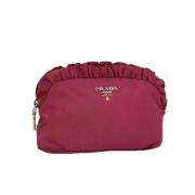 Prada Vintage Pre-owned Nylon prada-vskor Pink, Dam