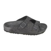 Birkenstock Antracit Sandaler för Stiliga Fötter Gray, Unisex