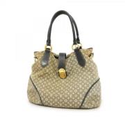 Louis Vuitton Vintage Pre-owned Tyg louis-vuitton-vskor Beige, Dam