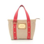 Louis Vuitton Vintage Pre-owned Canvas louis-vuitton-vskor Beige, Dam