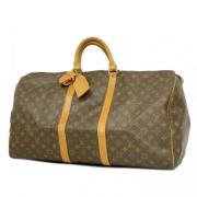 Louis Vuitton Vintage Pre-owned Tyg louis-vuitton-vskor Brown, Dam