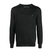 Polo Ralph Lauren Casual Grå Ull Pullover Tröja Gray, Herr