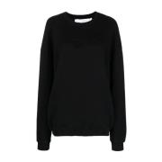 IRO Svart Logosweatshirt Casual Stil Black, Dam