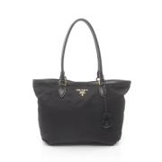 Prada Vintage Pre-owned Canvas prada-vskor Black, Dam