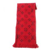 Louis Vuitton Vintage Pre-owned Ylle sjalar Red, Dam