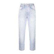 Rag & Bone Blå Straight Jeans Casual Stil Blue, Dam