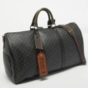 Louis Vuitton Vintage Pre-owned Canvas resvskor Black, Dam