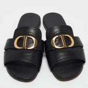 Dior Vintage Pre-owned Laeder sandaler Black, Dam