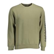 Napapijri Grön sweatshirt med långärmad tryck Green, Herr