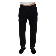 Dolce & Gabbana Svarta Löst Passande Italienska Jeans Black, Herr