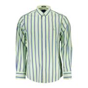 Gant Gul Skjorta Långärmad Button Down Multicolor, Herr