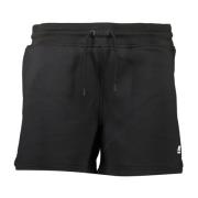 K-Way Sportiga Svarta Damshorts med Elastisk Midja Black, Dam