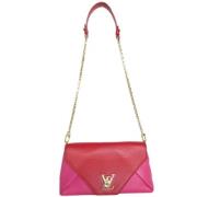 Louis Vuitton Vintage Pre-owned Laeder axelremsvskor Red, Dam