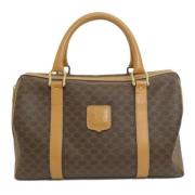 Celine Vintage Pre-owned Canvas handvskor Brown, Unisex