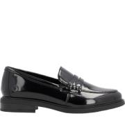 Remonte Elegant Svarta Stängda Loafers Damesskor Black, Dam